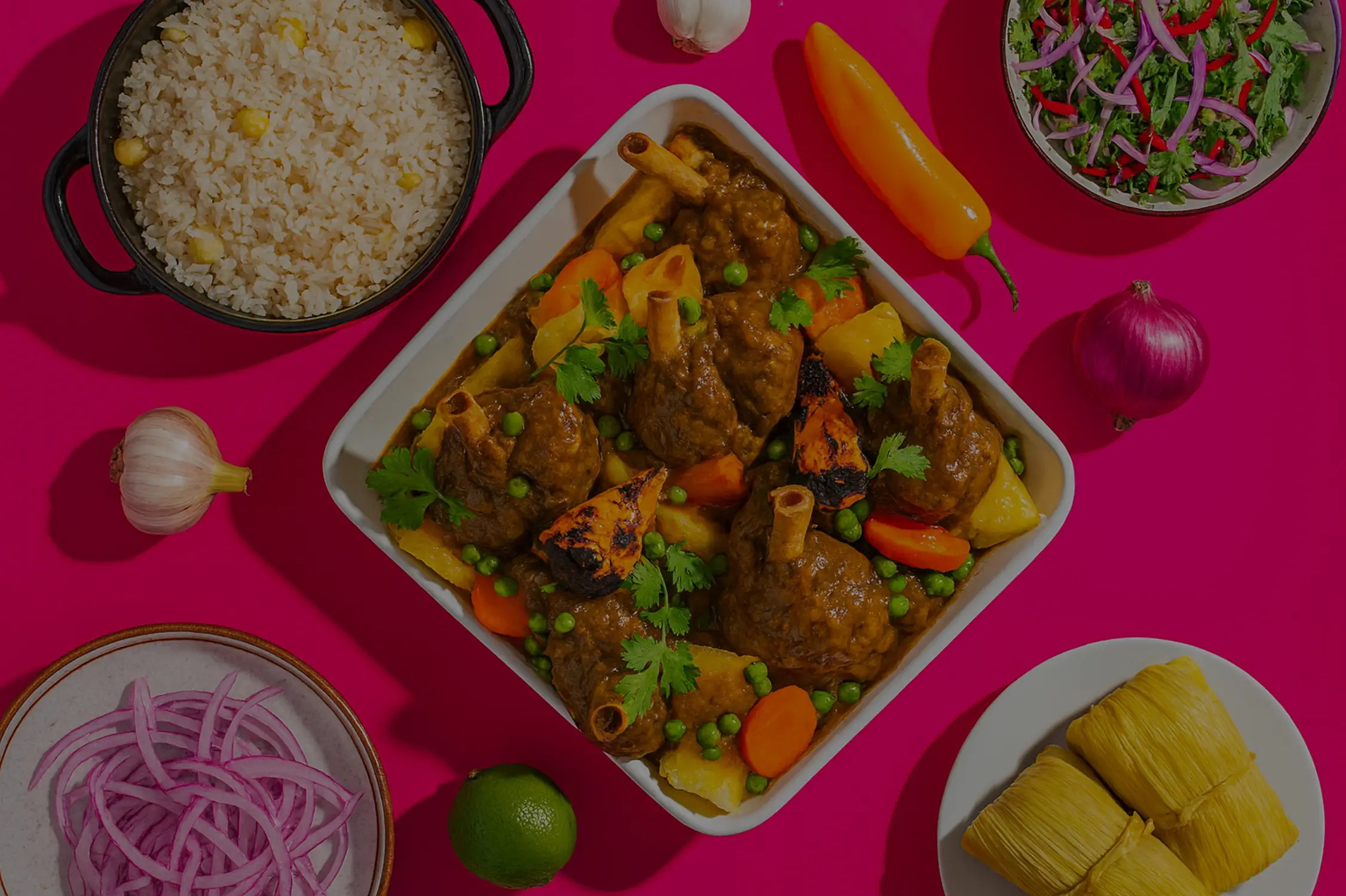 Fondo de sección App Delivery